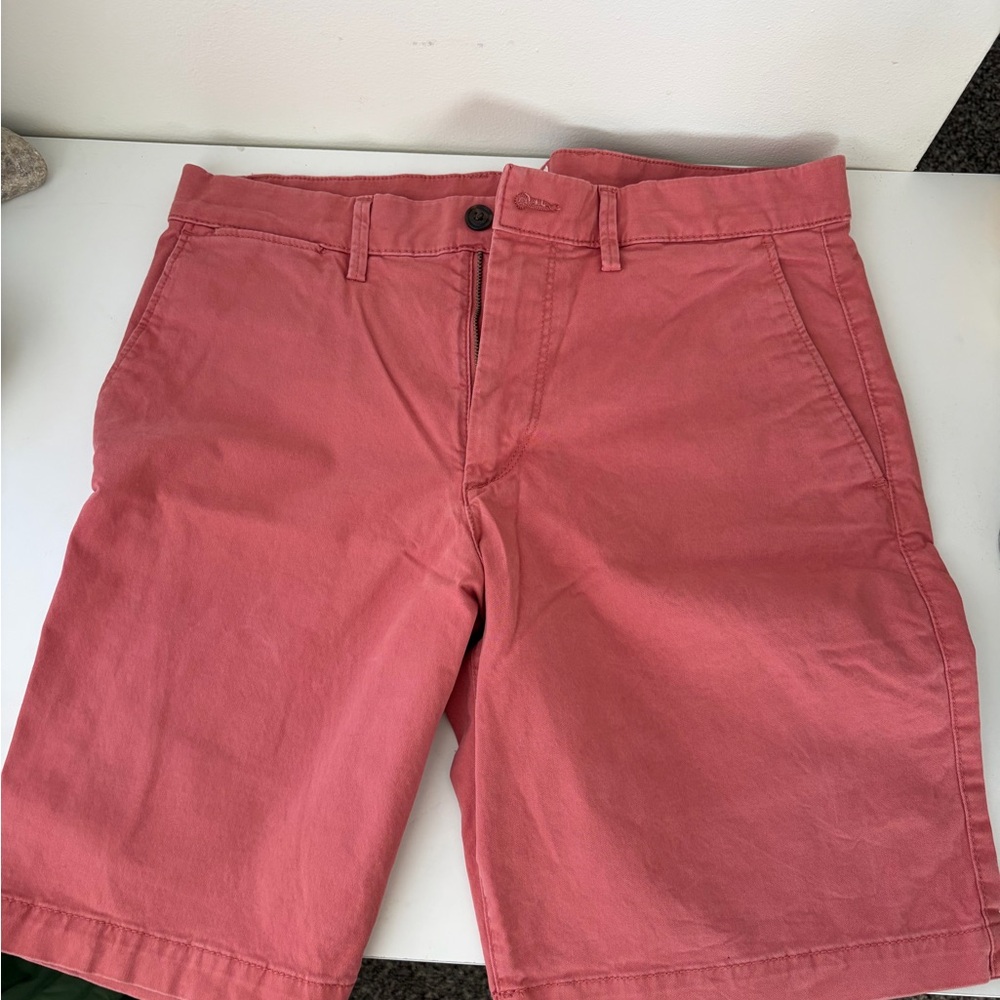 GAP Men's Flat Front Coral Shorts
